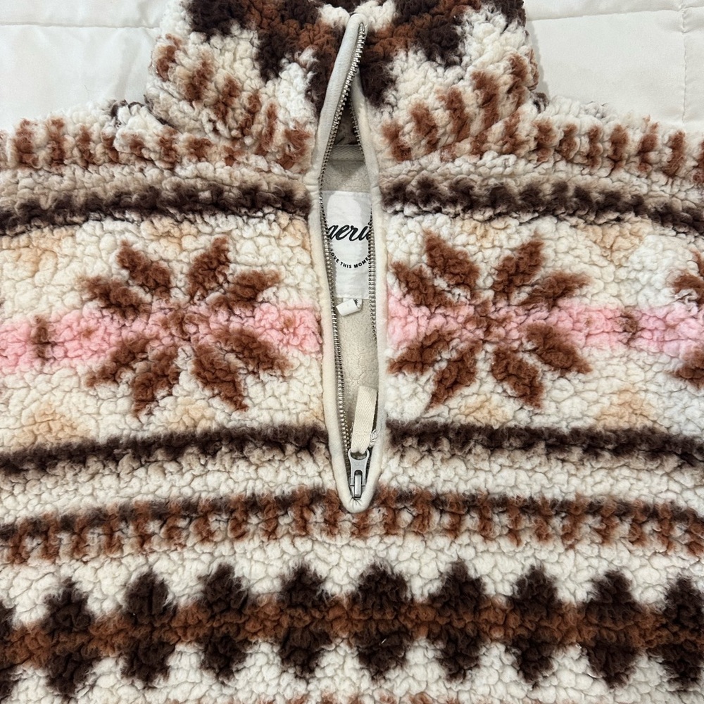 Aerie Multicolor Patterned Sweater - image 2